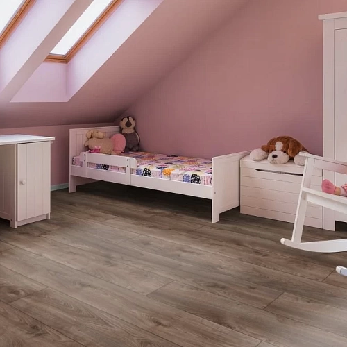 ДУБ КОРИЧНЕВЫЙ МАКРО ЛАМИНАТ  KRONOTEX  MAMMUT PLUS ламинат для пола